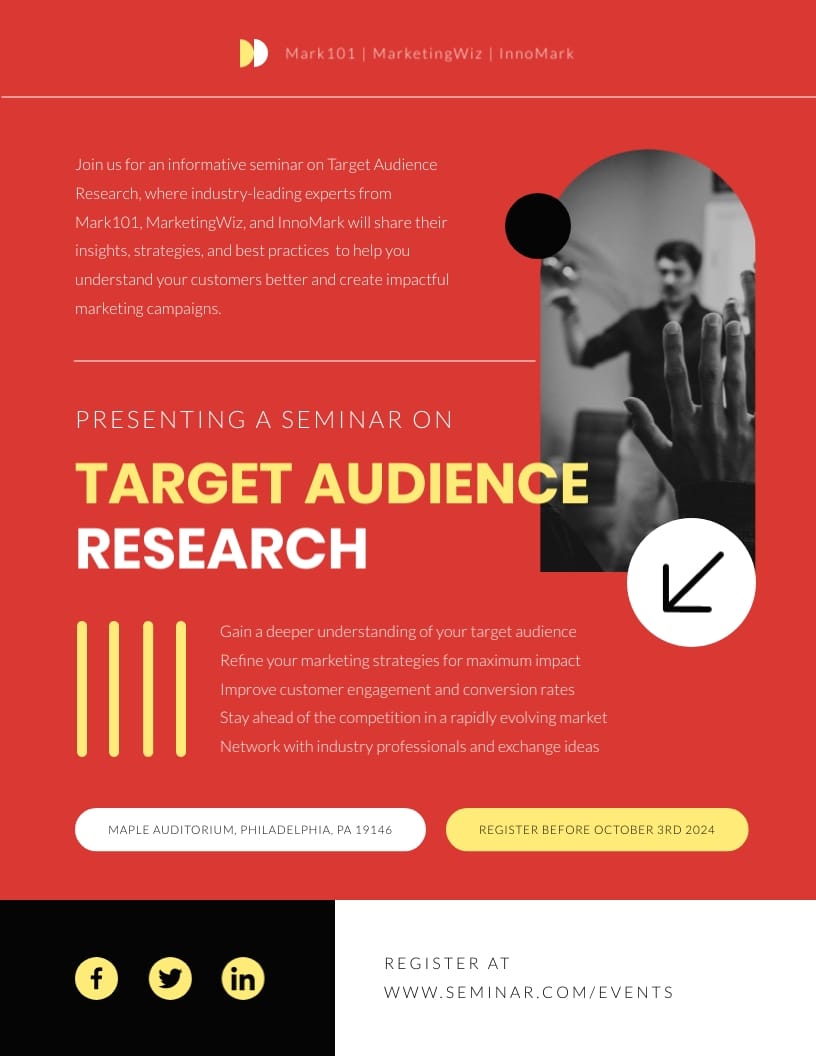 Business Seminar Flyer Template