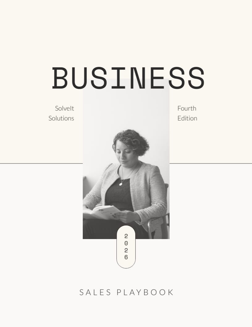 Business Solutions Sales Playbook Template