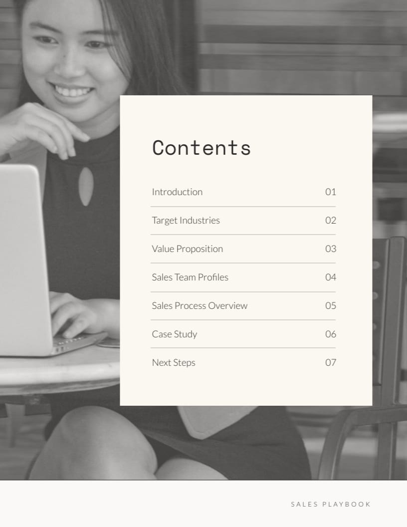 Business Solutions Sales Playbook Template - Slide 2 Business Solutions Sales Playbook Template - Slide 2