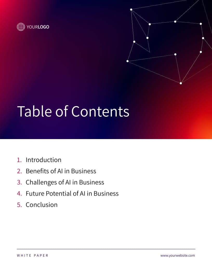 Business Technology White Paper
