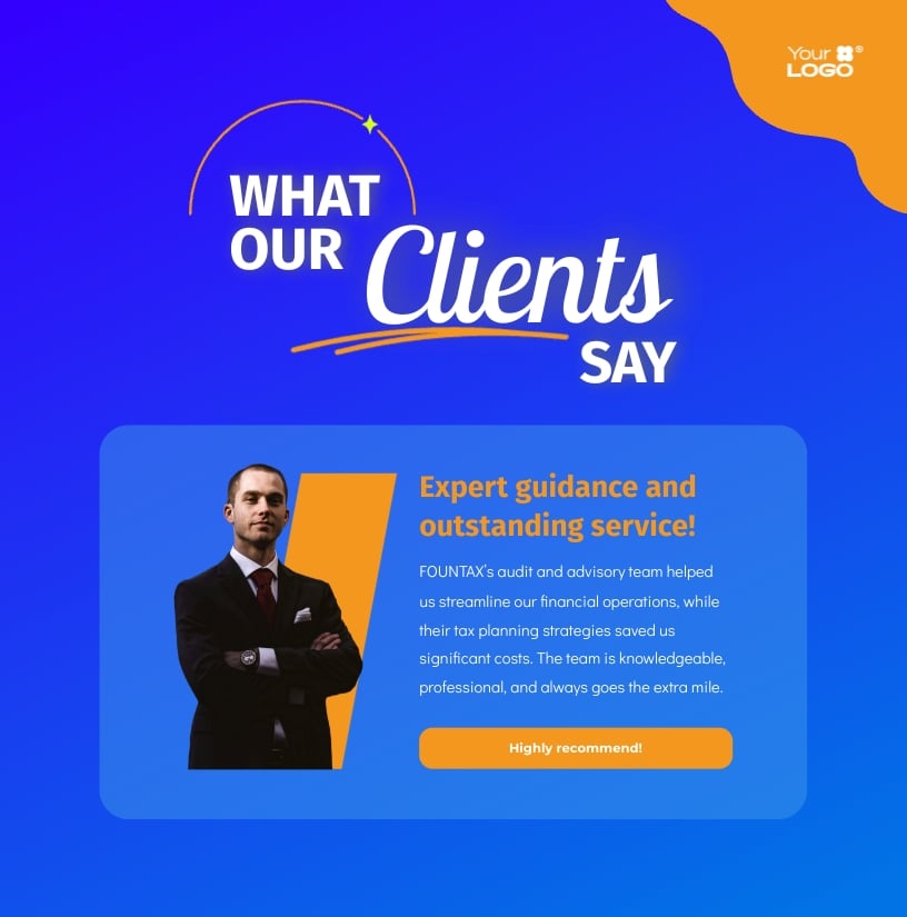 Business Testimonial Template