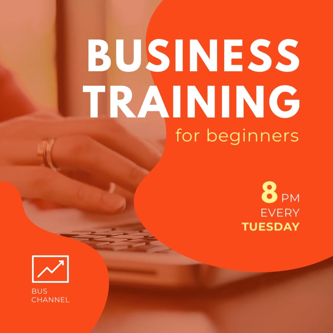 Business Training Intro Square Template