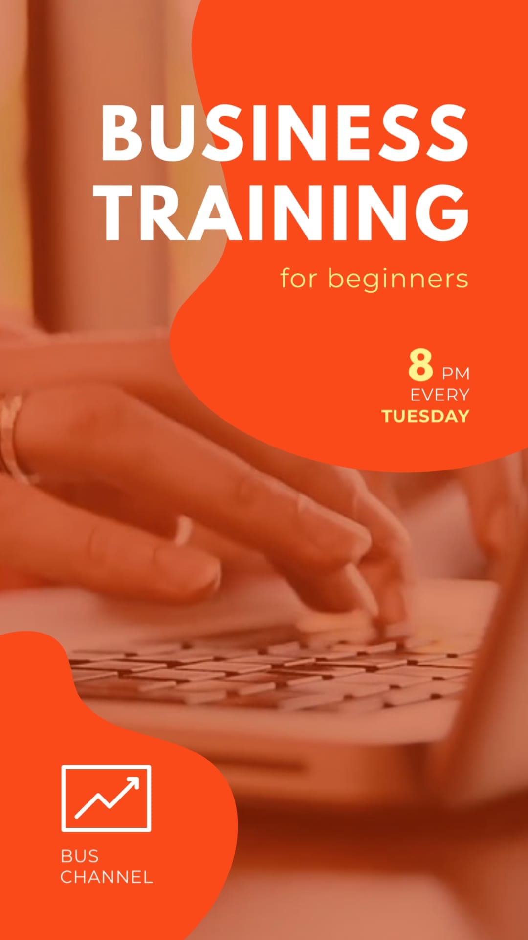 Business Training Intro Vertical Template