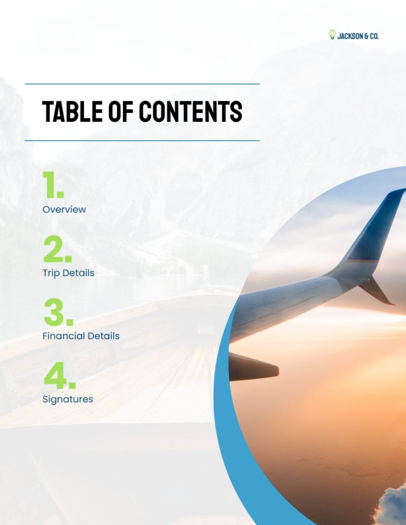 Business Travel Expense Report