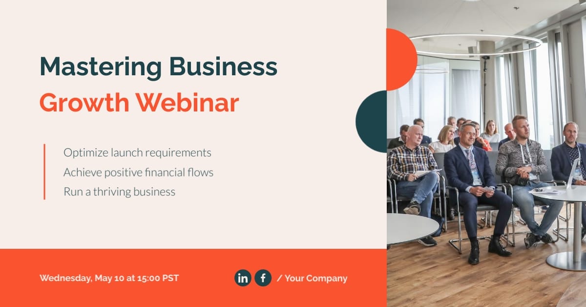 Business Webinar Facebook Ad Template