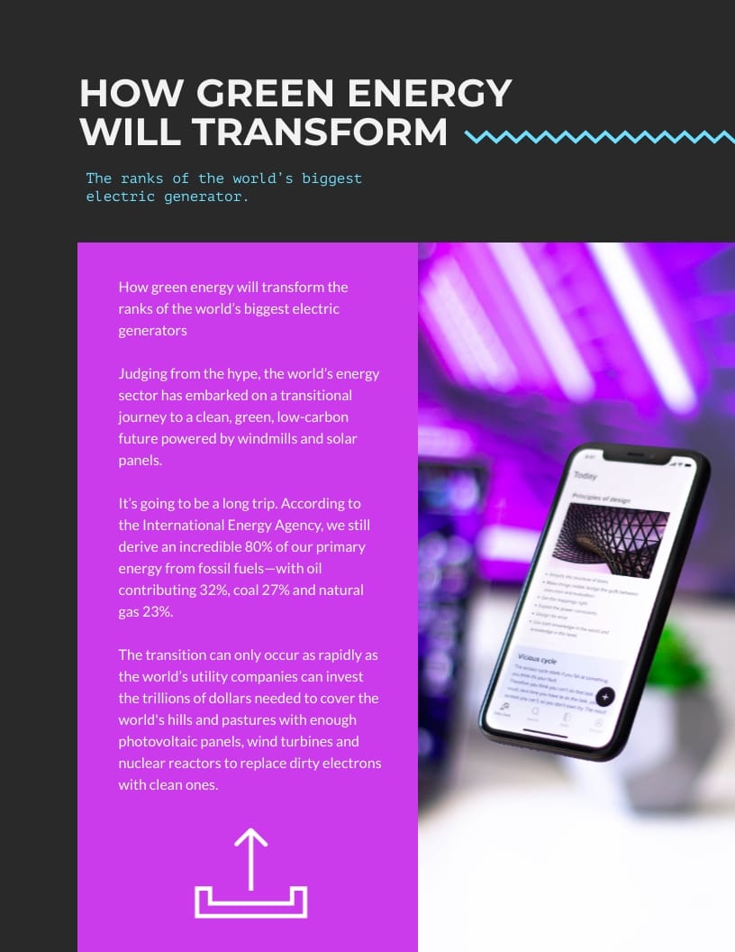 Business and Advertising Magazine Template - Slide 6 Business and Advertising Magazine Template - Slide 6
