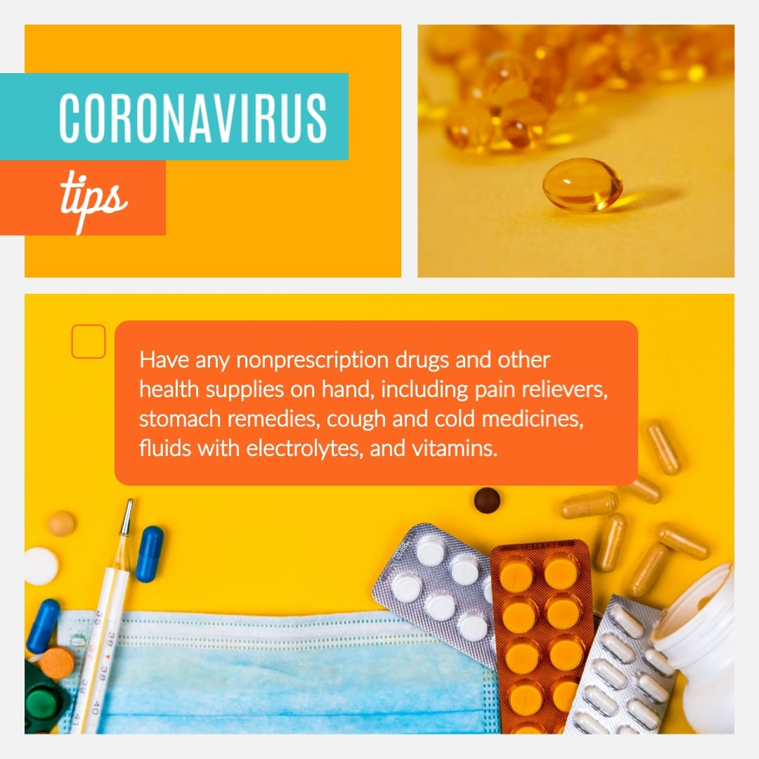 COVID19 Medicine Tips Animated Square Template