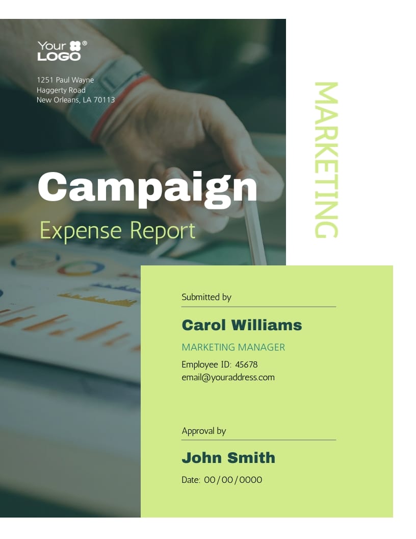 Campaign Expense Report Template