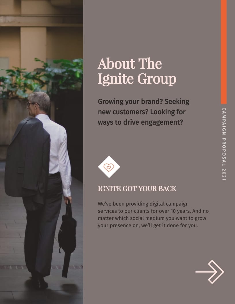 Campaign Proposal Template - Slide 3 Campaign Proposal Template - Slide 3