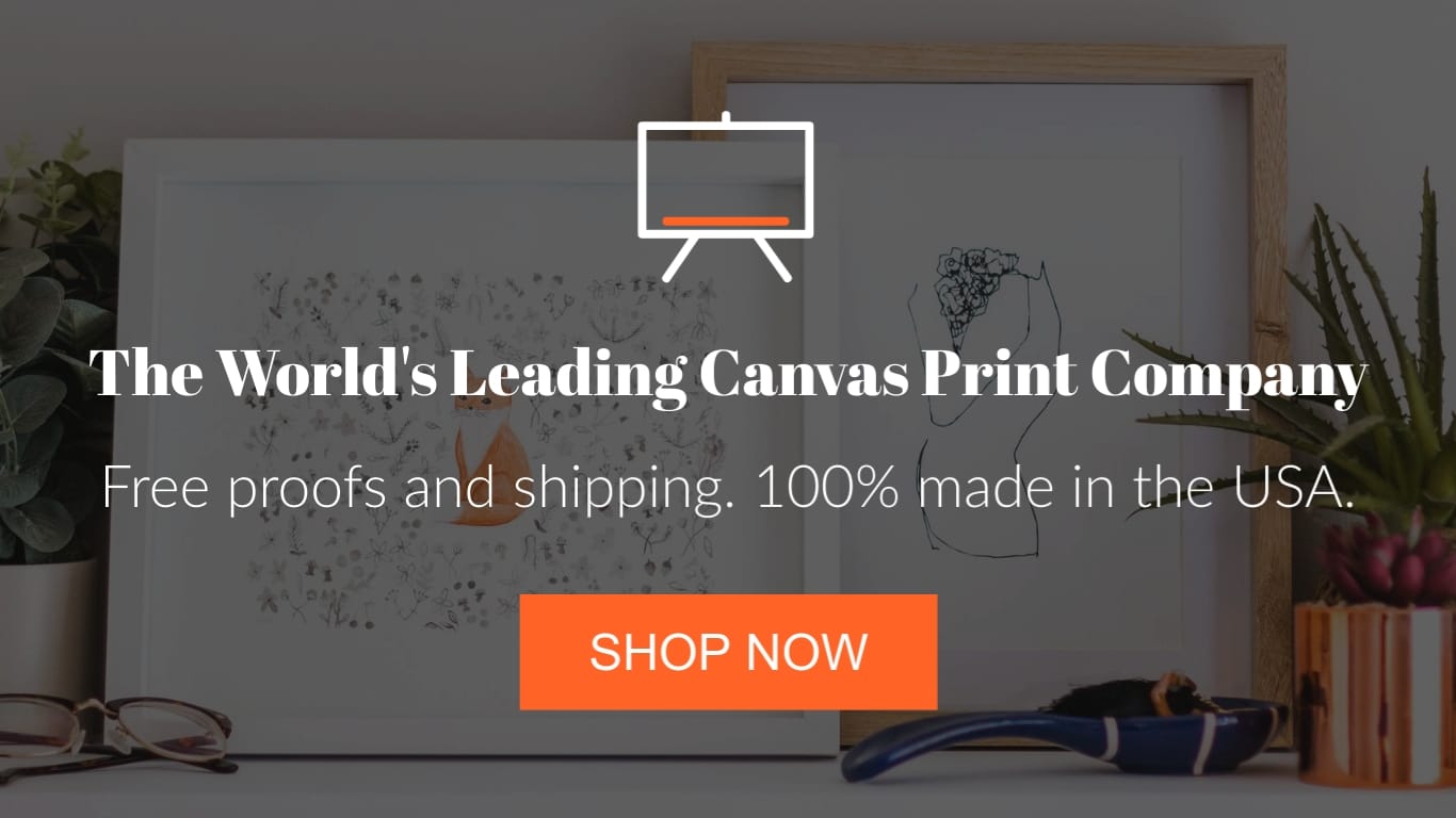 Canvas Printing - Twitter Ad Template