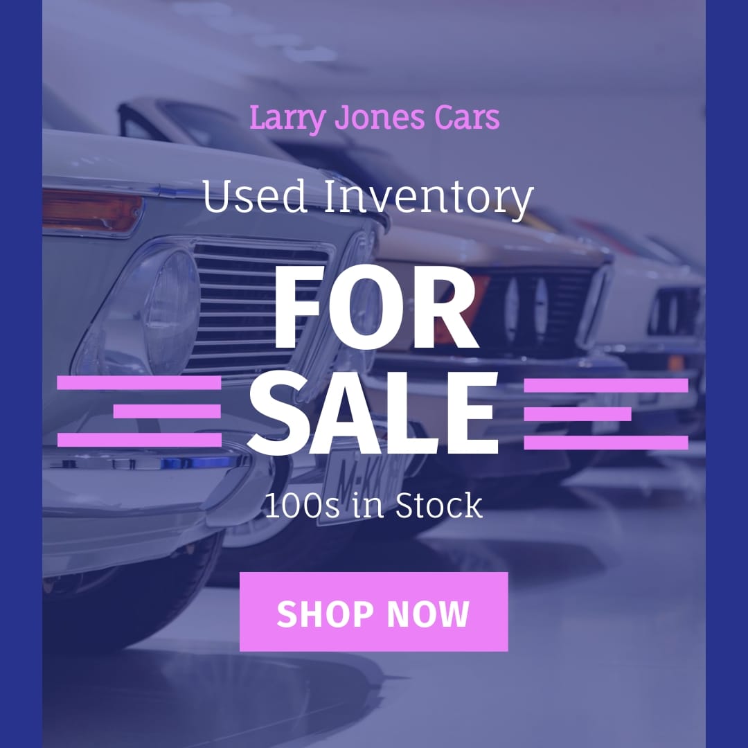 Car Sales Bite-Sized Ad Square Template