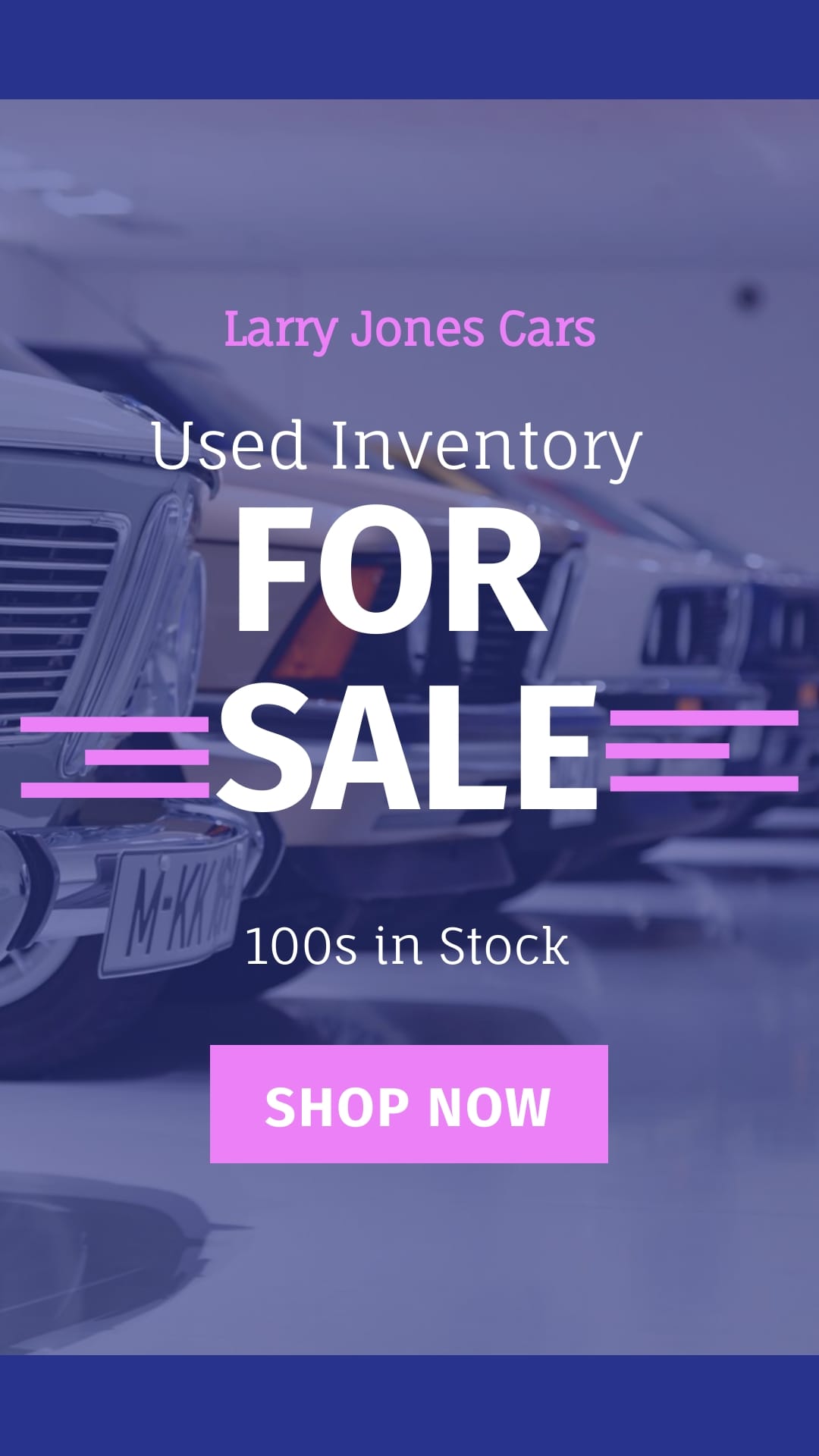 Car Sales Bite-Sized Ad Vertical Template