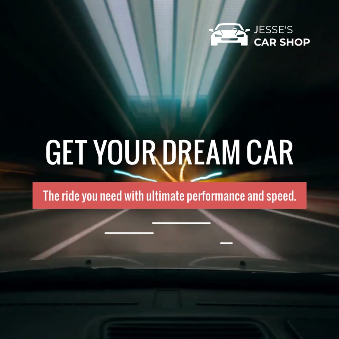 Car Sales Promo Ad Square Template