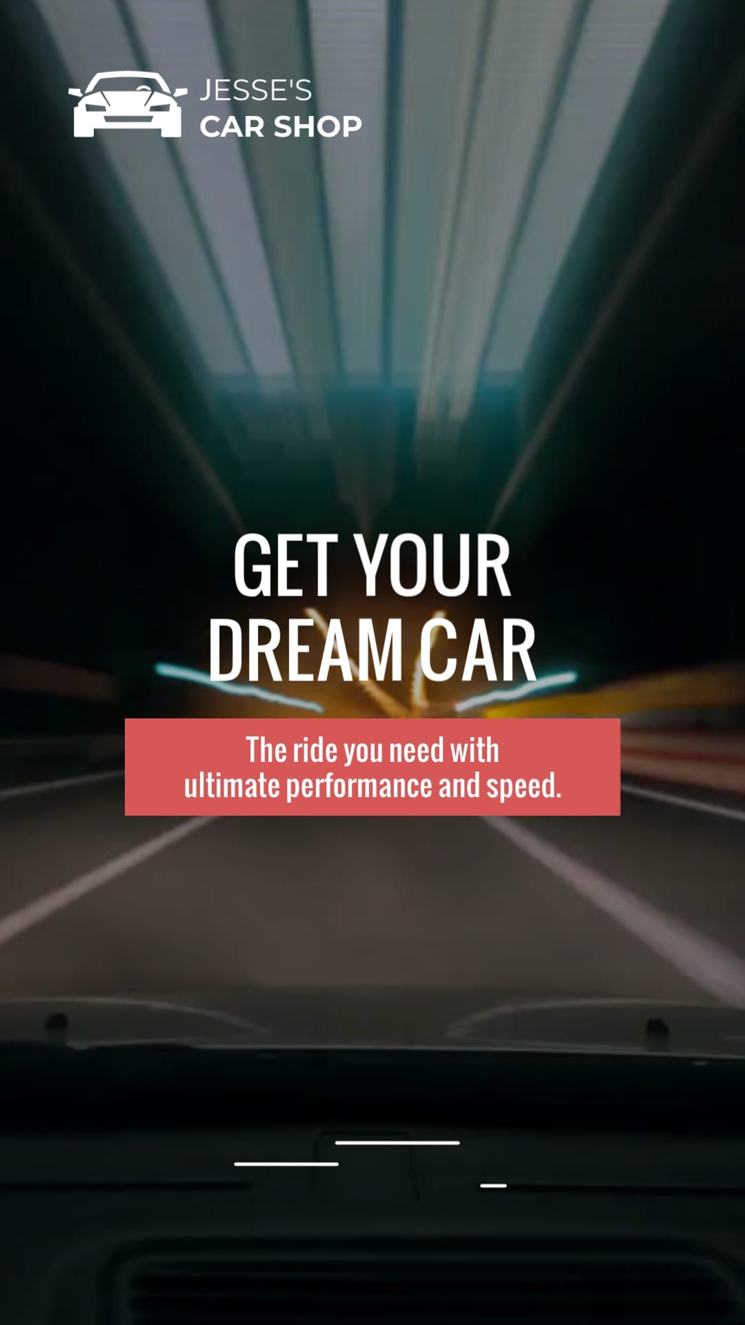 Car Sales Promo Ad Vertical Template