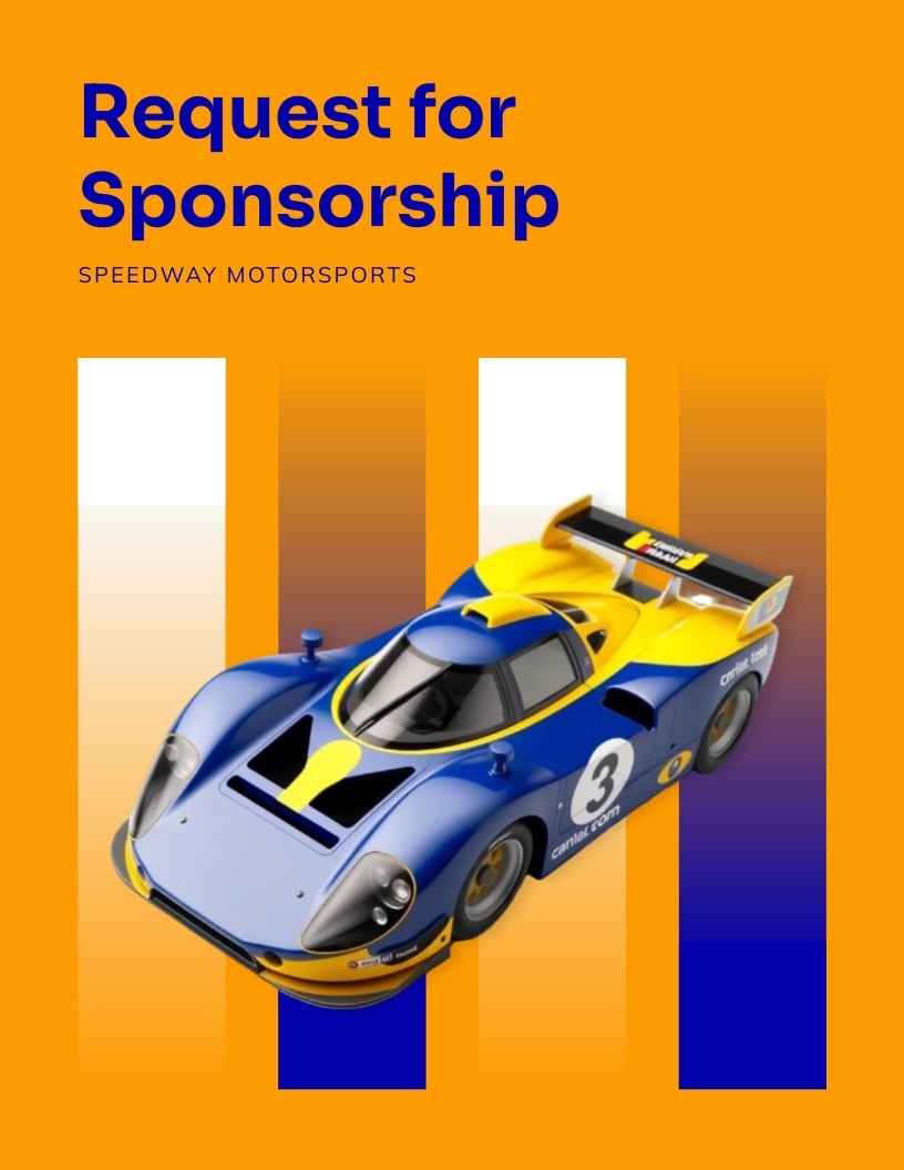 Car Sponsorship Proposal Template