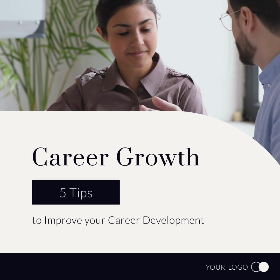 Career Growth Intro Square Template