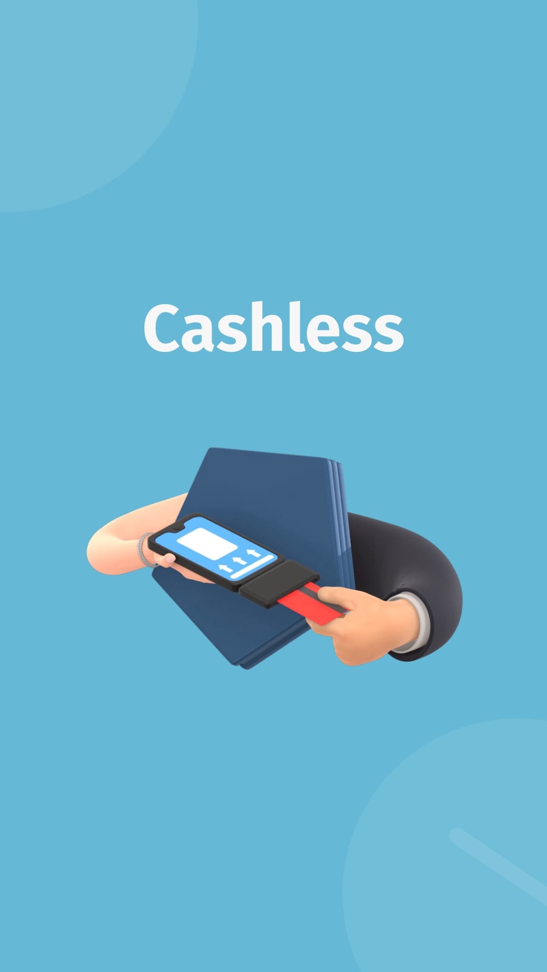 Cashless Animated Vertical Template