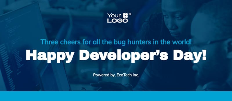 Celebrating Developers Day Facebook Cover Template