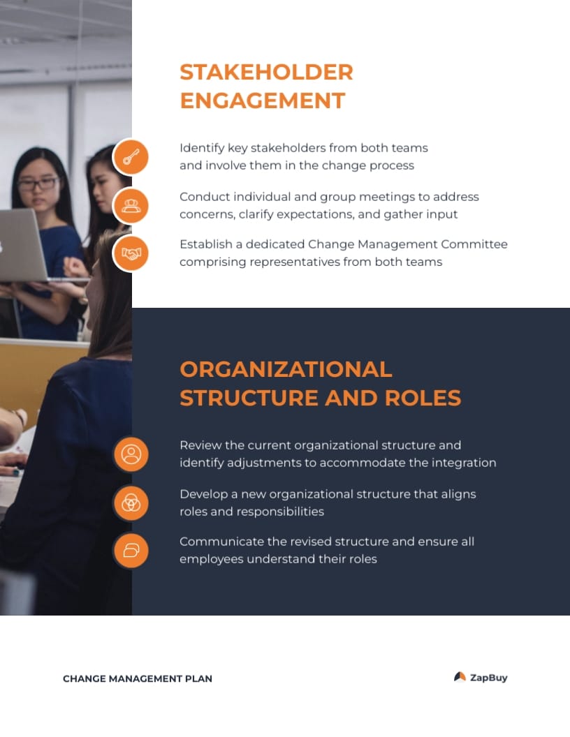 Change Leadership Plan Template - Slide 3 Change Leadership Plan Template - Slide 3