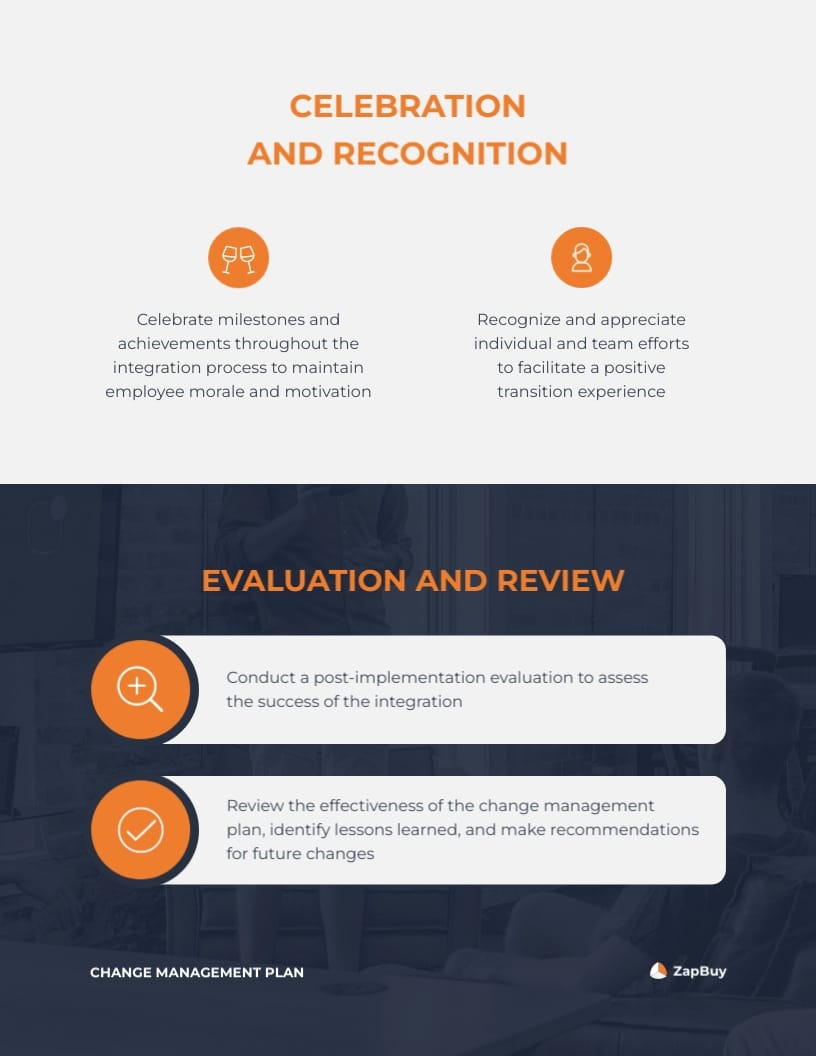 Change Leadership Plan Template - Slide 6 Change Leadership Plan Template - Slide 6