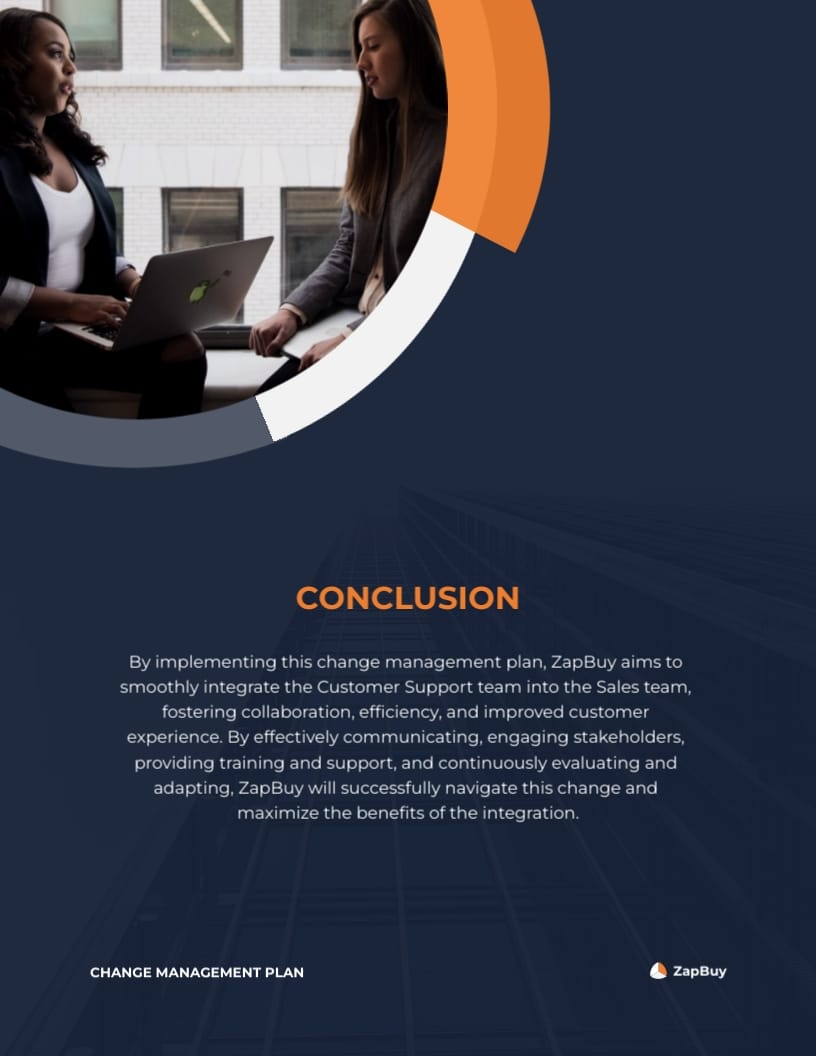 Change Leadership Plan Template - Slide 7 Change Leadership Plan Template - Slide 7