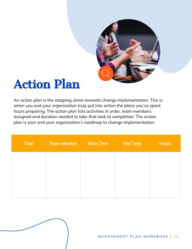 Change Management Plan Workbook Template - Slide 8 Change Management Plan Workbook Template - Slide 8