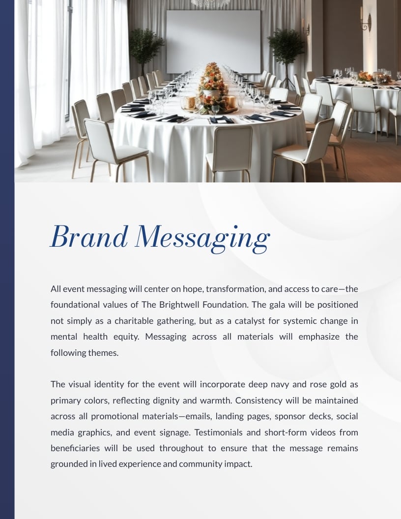 Charity Event Marketing Plan Template - Slide 5 Charity Event Marketing Plan Template - Slide 5