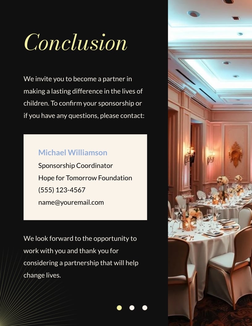 Charity Event Sponsorship Proposal Template Visme Charity Event Sponsorship Proposal Template Visme