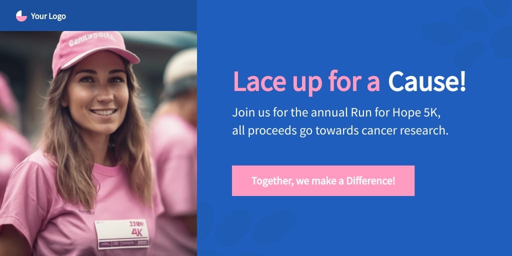 Charity Run Event X Post Template