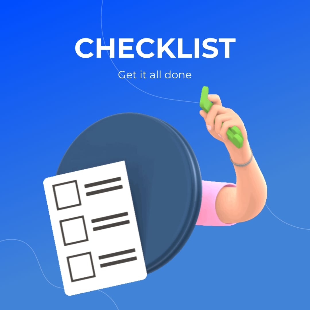 Checklist Animated Square Template