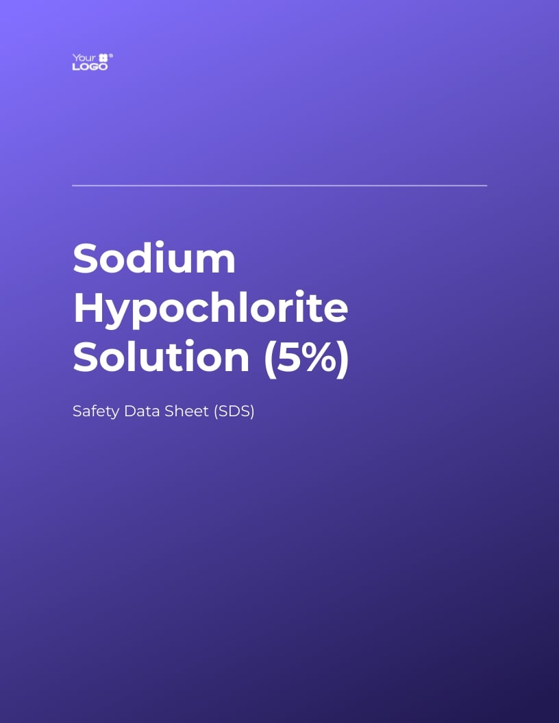 Chemical Safety Data Sheet Template