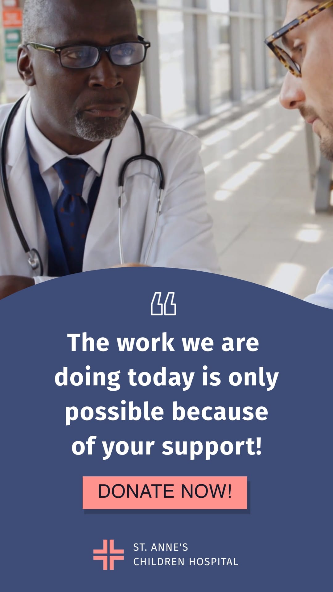 Children’s Hospital Bite-Sized Ad Vertical Template
