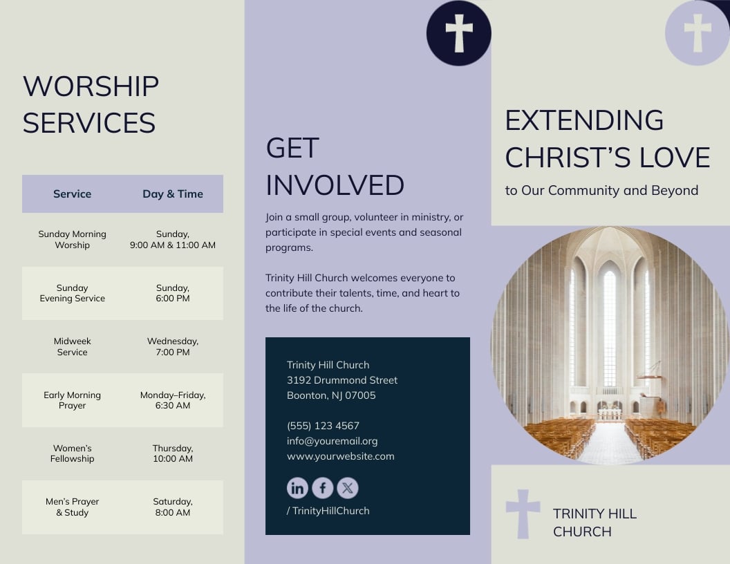 Christian Brochure Template