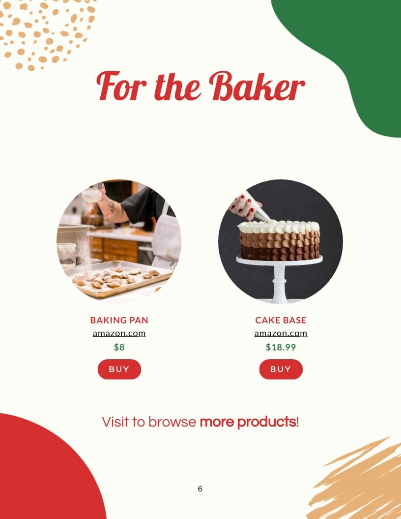 Christmas Gift Guide Lead Magnet Template - Slide 6 Christmas Gift Guide Lead Magnet Template - Slide 6