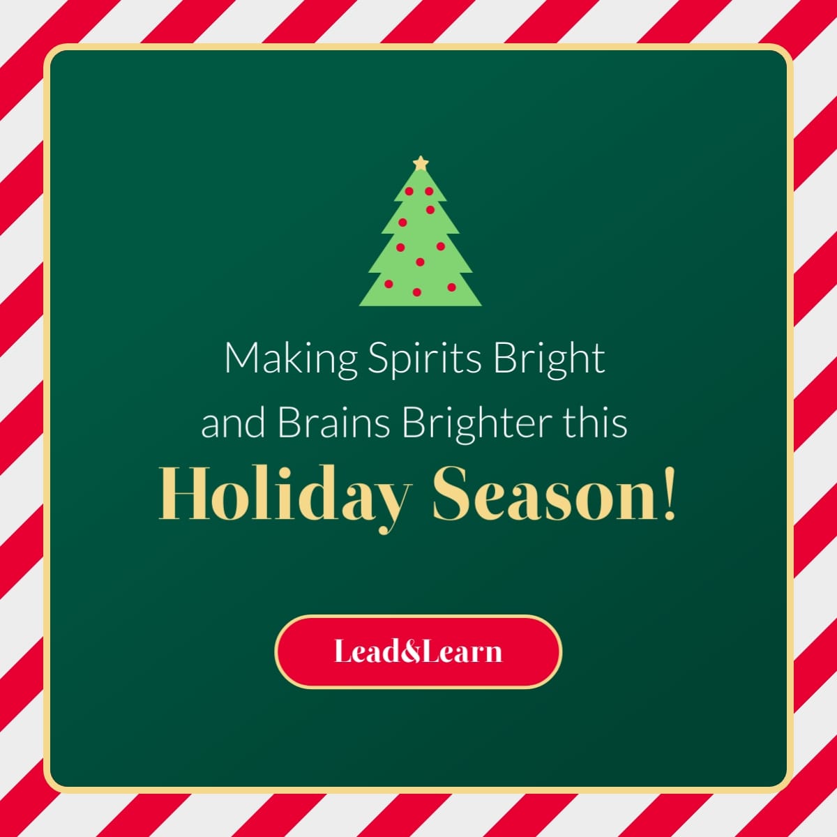 Christmas Holiday LinkedIn Post Template