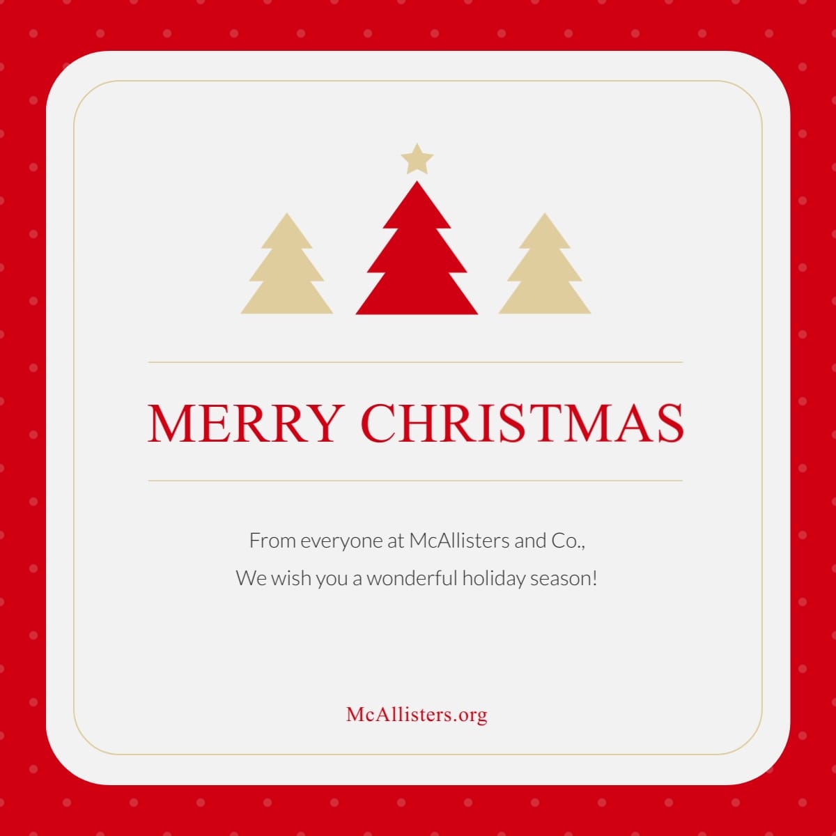 Christmas LinkedIn Post Template