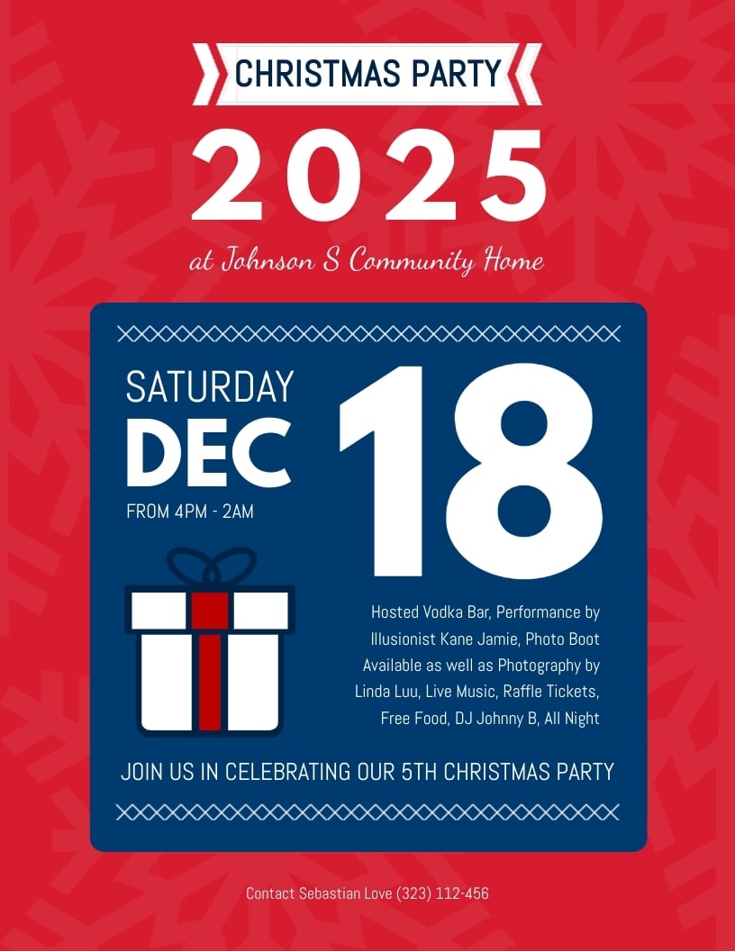 Christmas Party - Flyer Template