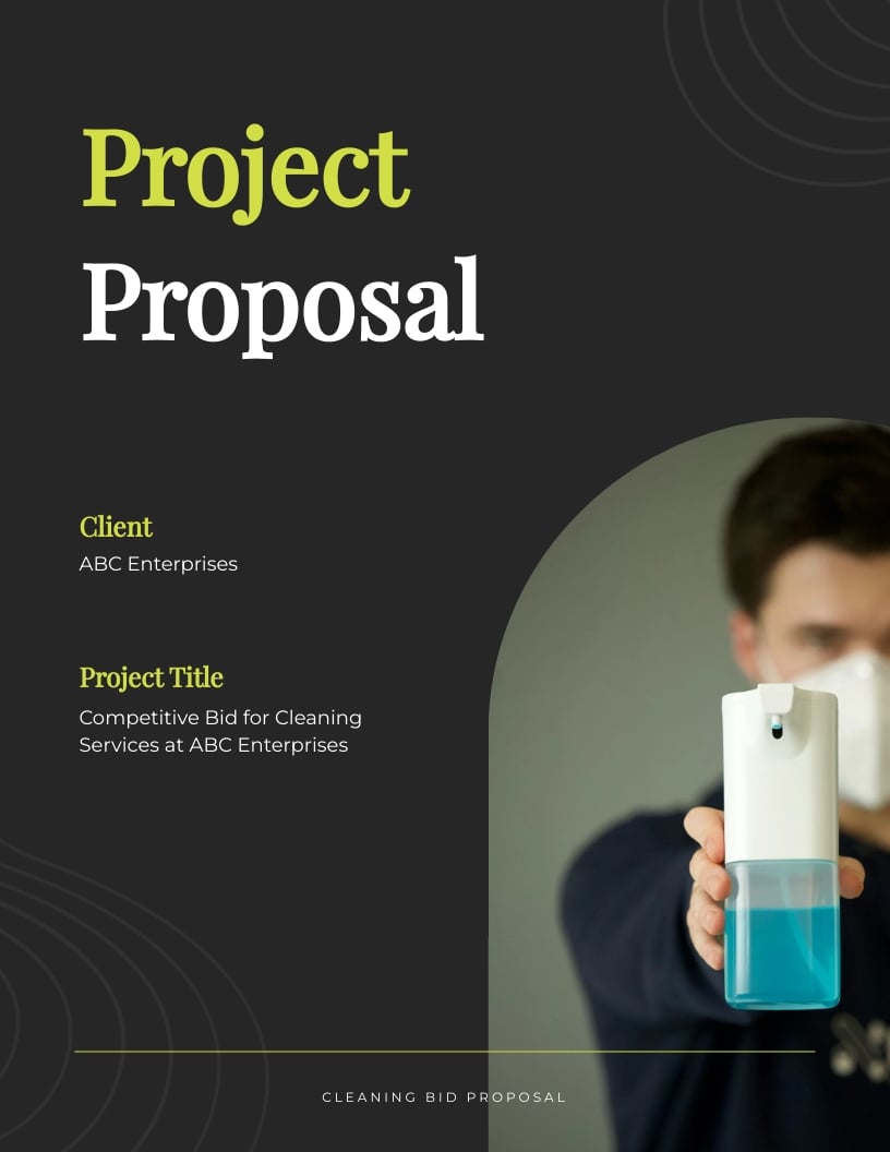 Cleaning Bid Proposal Template