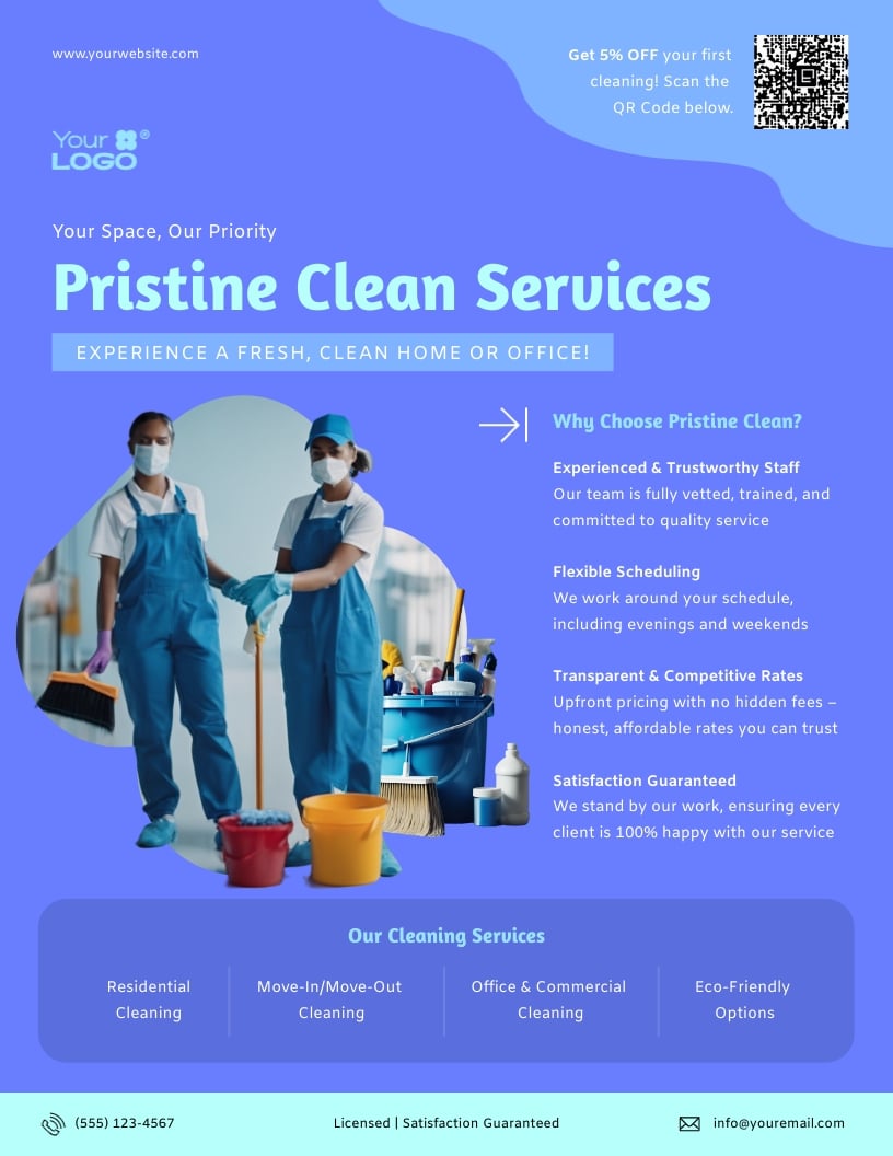 Cleaning Services Flyer Template