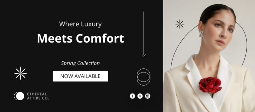 Clothing Brand Facebook Page Cover Template