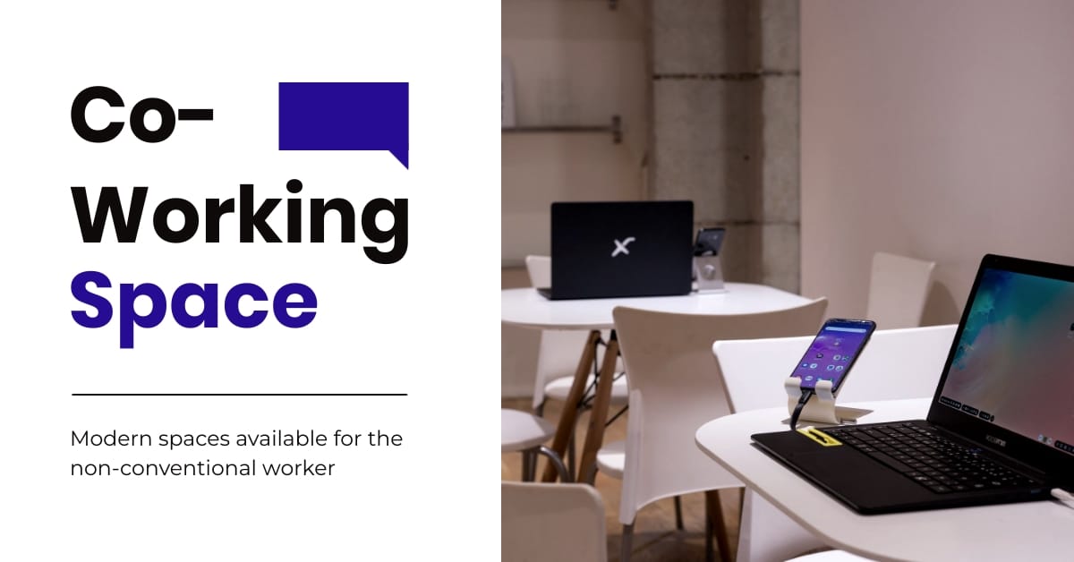 Co-Working Spaces Available Facebook Ad Template