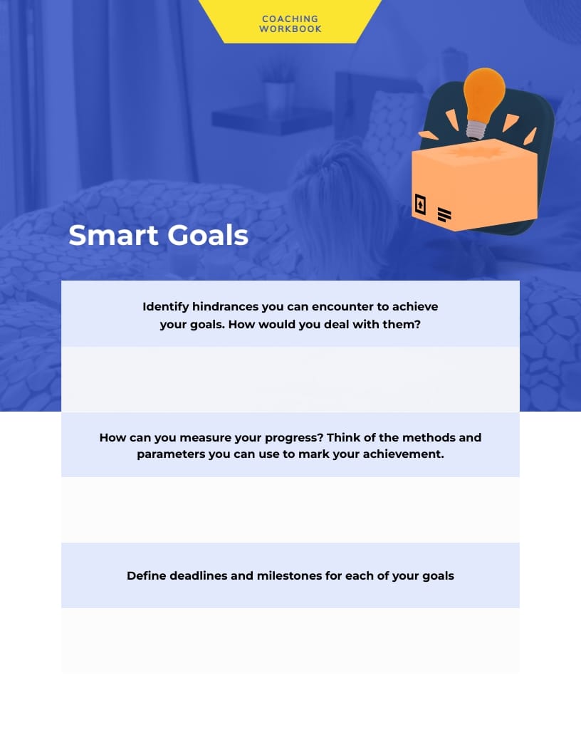 Coaching Workbook Template - Slide 13 Coaching Workbook Template - Slide 13