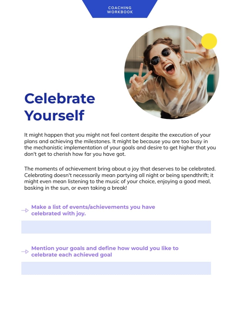 Coaching Workbook Template - Slide 16 Coaching Workbook Template - Slide 16