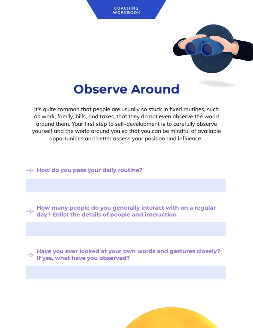 Coaching Workbook Template - Slide 4 Coaching Workbook Template - Slide 4