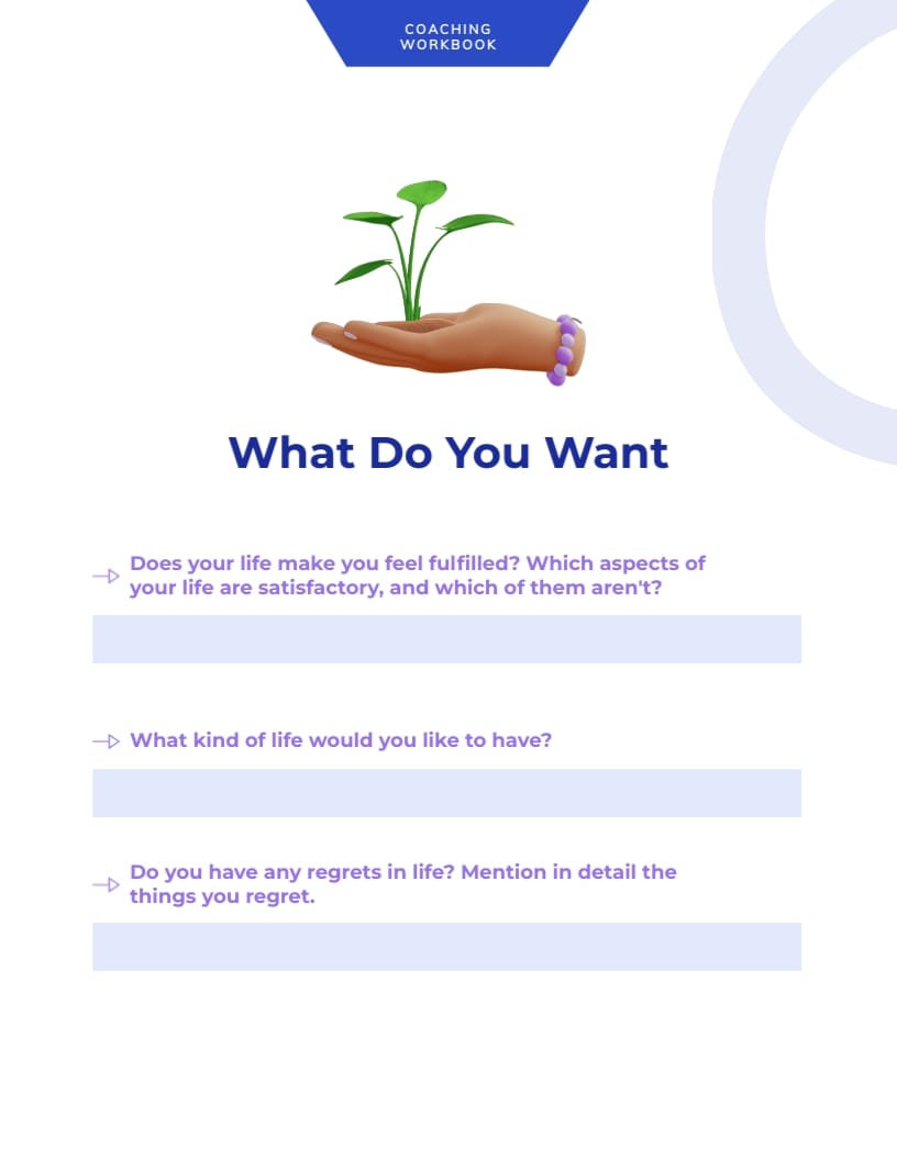 Coaching Workbook Template - Slide 8 Coaching Workbook Template - Slide 8