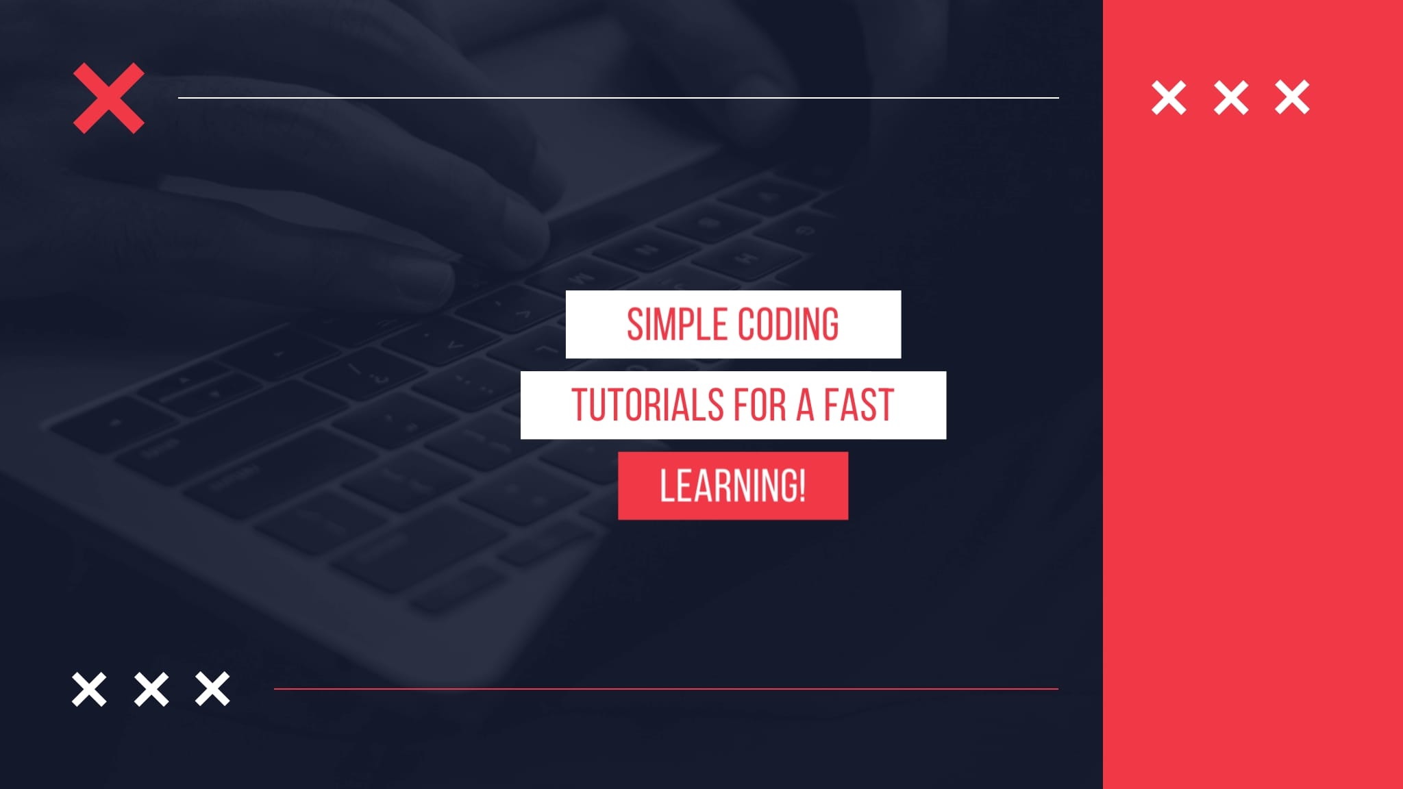 Coding Channel YouTube Banner Template