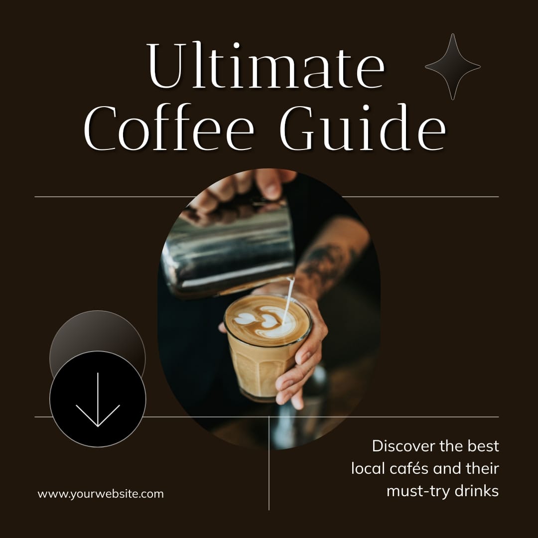 Coffee Lovers Guide Instagram Post Template