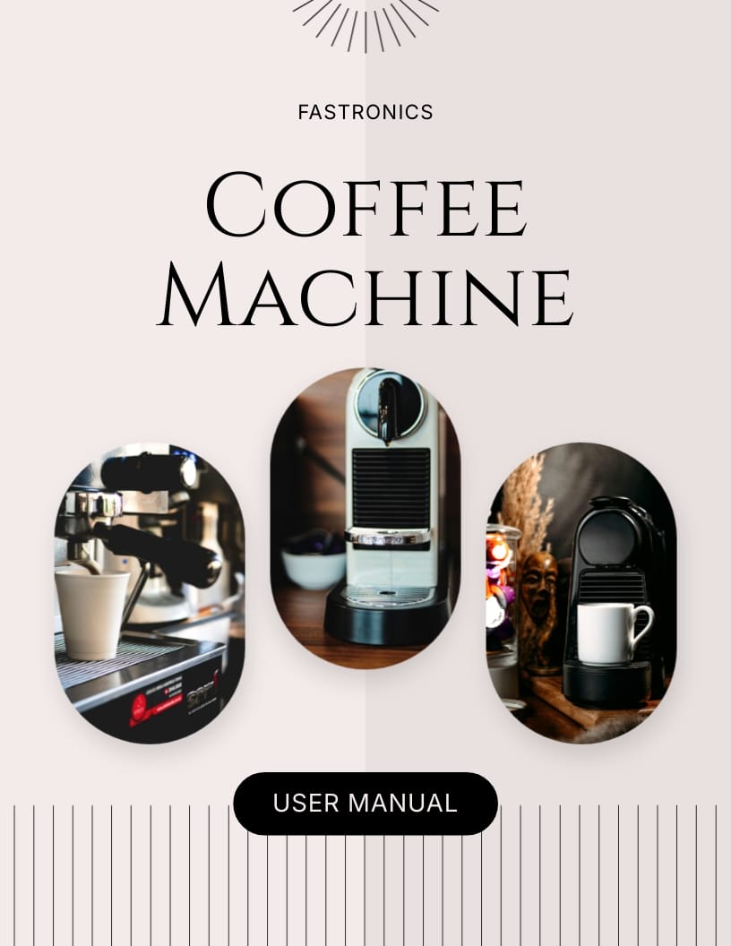 Coffee Machine Instruction Manual Template