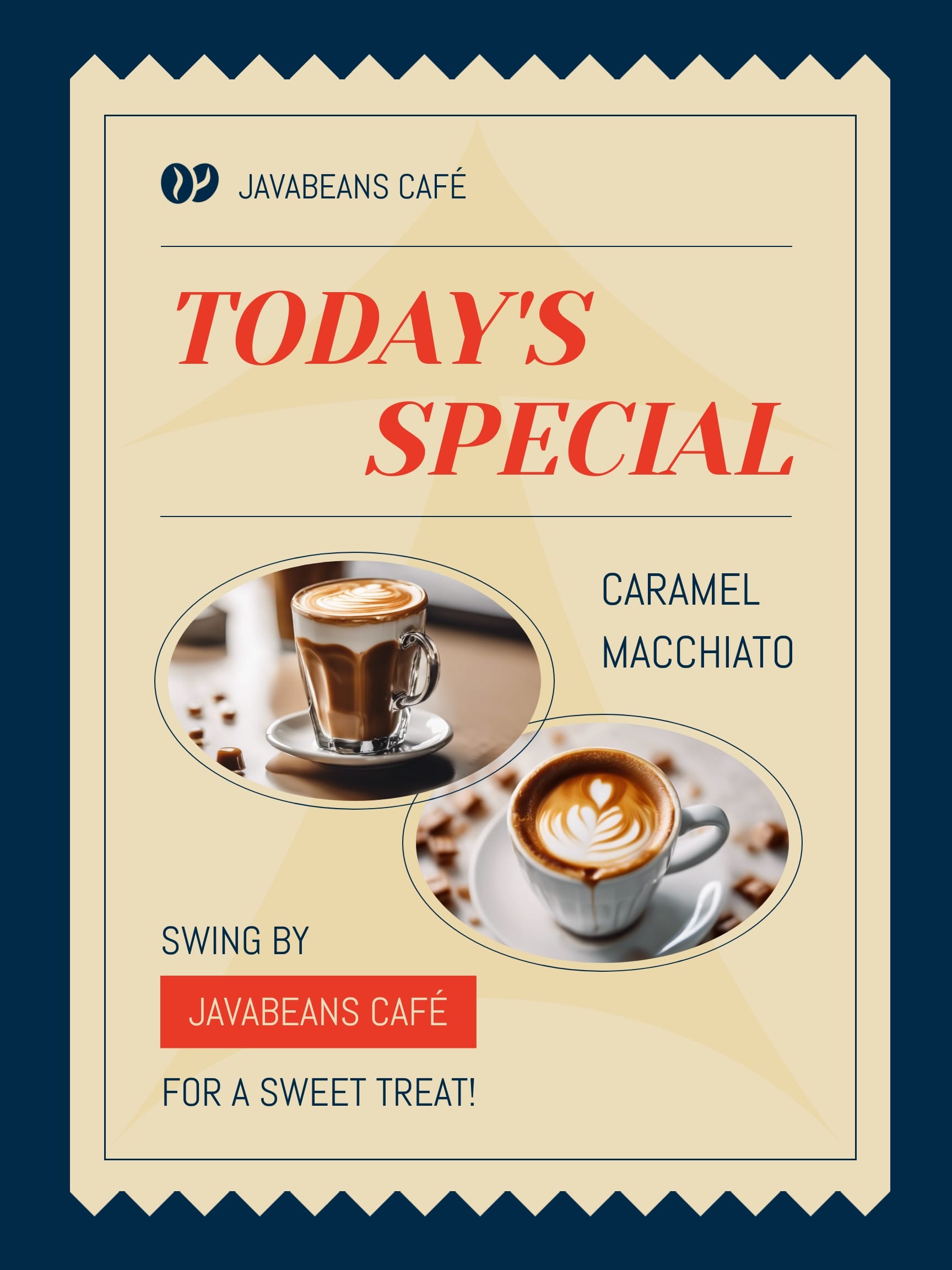 Coffee Shop Daily Special Poster Template Coffee Shop Daily Special Poster Template