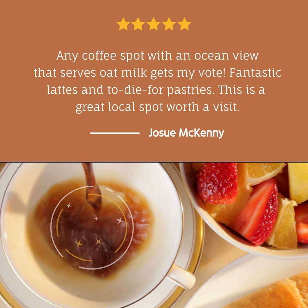 Coffee Shop - Video Testimonial Square Template